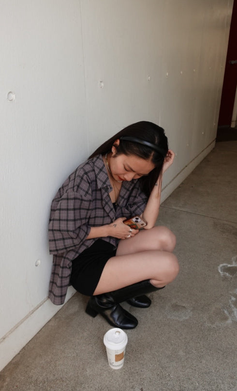 ニットショートパンツ